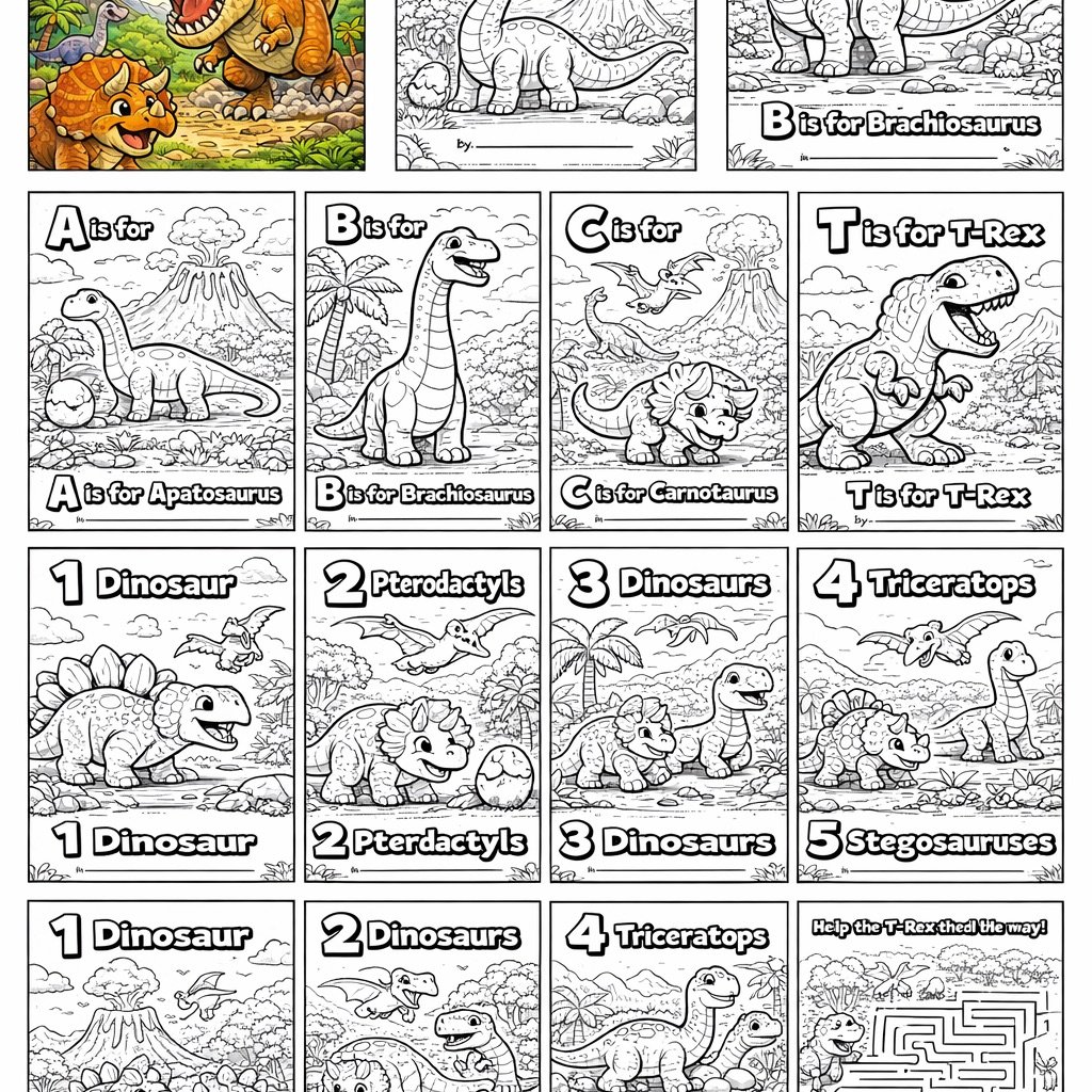 Printable Activity Pages For Road Trips With Kids